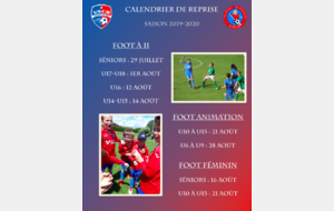 Les dates de reprise sont connues ! 