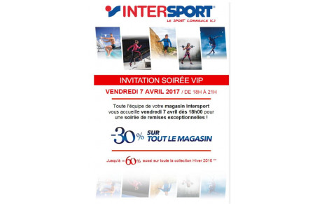Soirée VIP Intersport Noyon